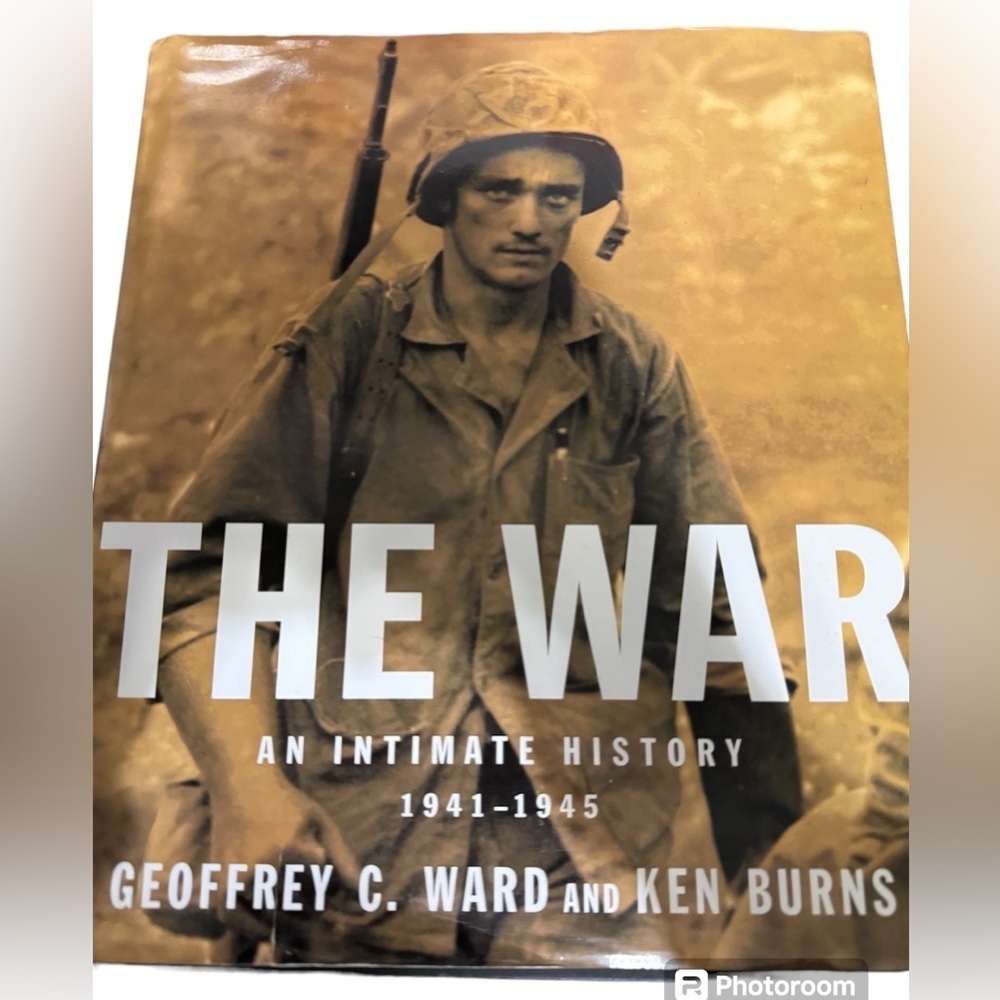 THE WAR book large historical book with vibrant pictures